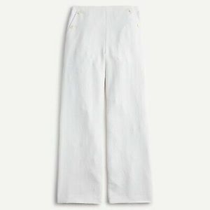 J. Crew Wide-leg sailor pant in triple dobby